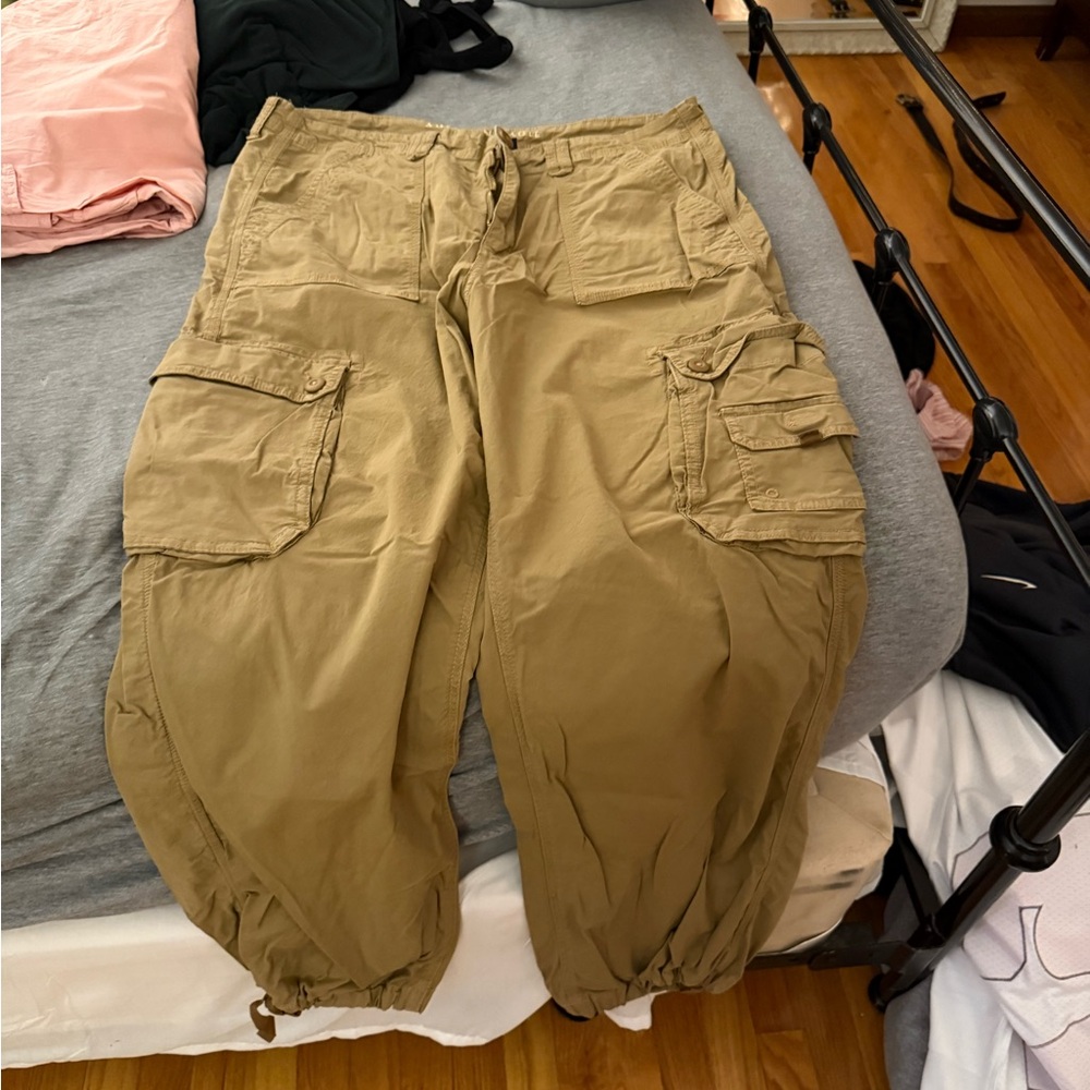 American Eagle Outfitters Stretch Tan Pants